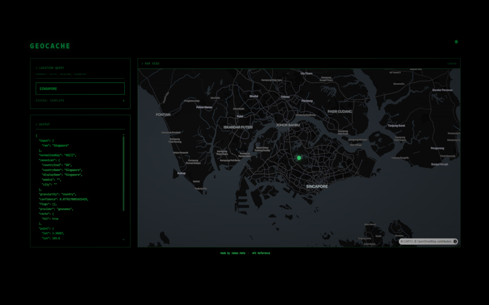 Geocache project preview